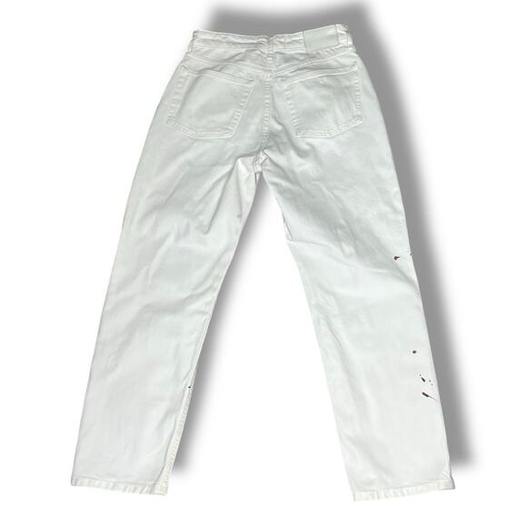 Everlane The High rise Straight Leg ankle jeans with paint splatter - Picture 4 of 8